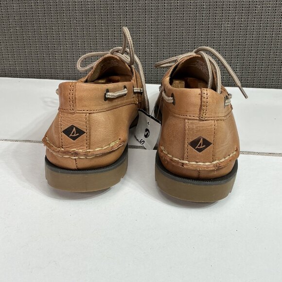 Sperry Top Sider Loafer Sahara Men's Size 10M Brown Leather Lace Up Breathable - Picture 4 of 8